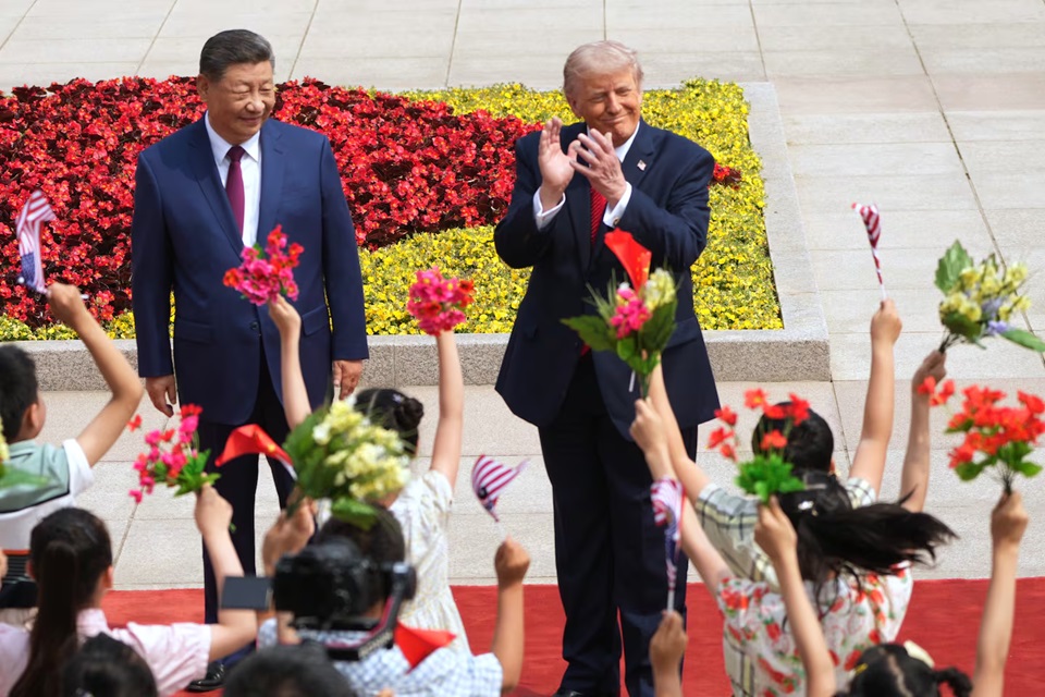 Trump y Xi Jinping se reunieron en Beijing y hablaron de un “futuro fantástico” entre EEUU y China